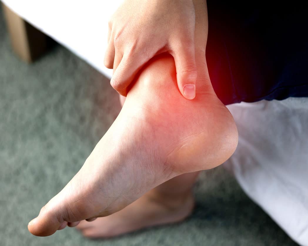 Achilles Tendonitis and pain at the back of the ankle